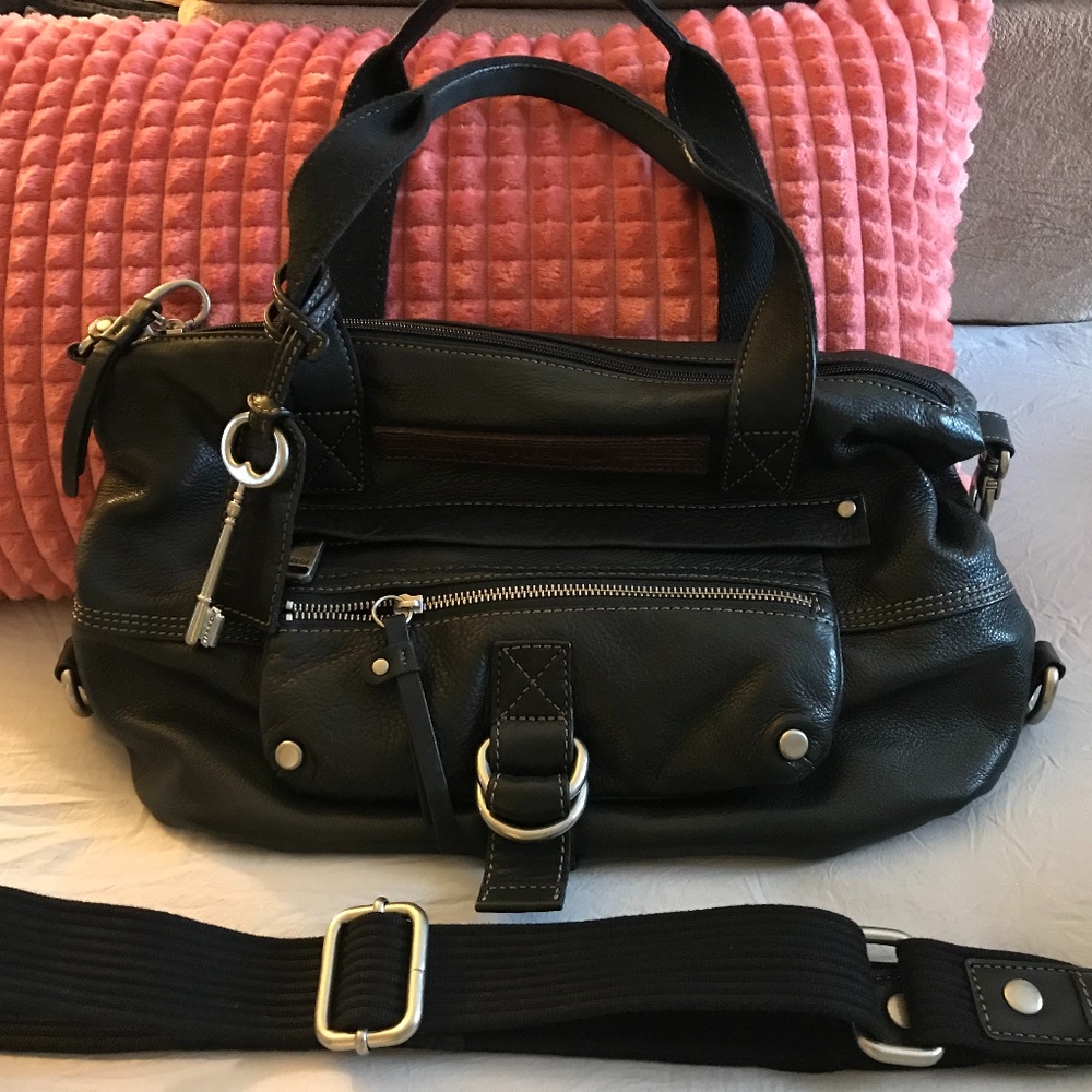 Fossil Black Bag
